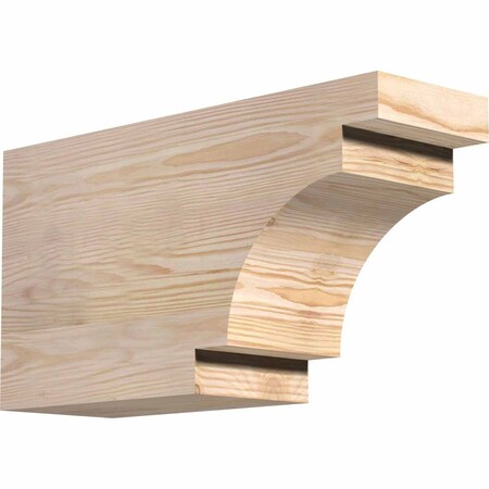 Ekena Millwork Mediterranean Smooth Rafter Tail, Douglas Fir, 5 1/2"W x 10"H x 18"L RFT06X10X18MED00SDF